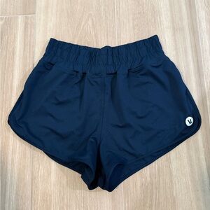 Vuori Dark Blue Athletic Shorts